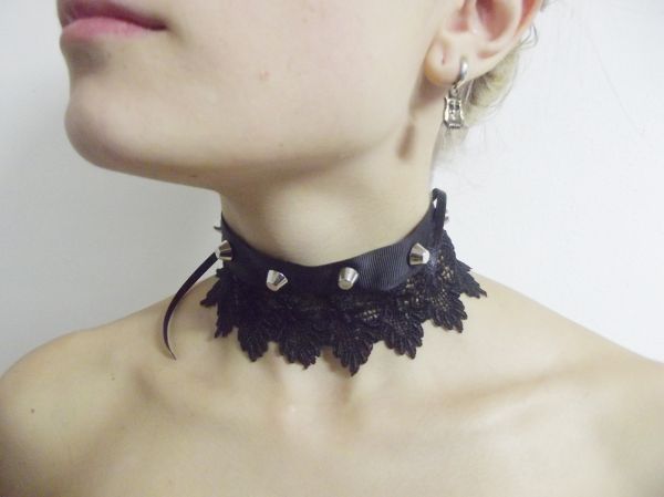 Gargantilha Silver Spike Two